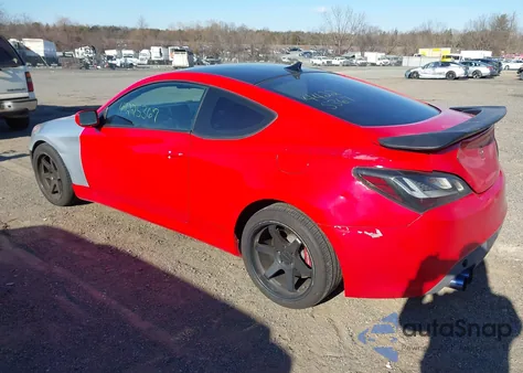 2013 Hyundai Genesis 3.8 R-Spec z USA, uszkodzony, nr VIN KMHHU6KJ9DU083194